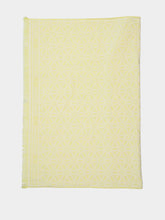 Zimmermann Yellow Cream Jacquard Cotton Towel