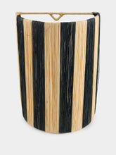 Fantasia Arte Large Black Striped Wall Sconce
