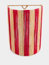 Fantasia Arte Large Red Striped Wall Sconce