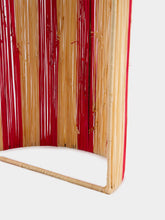 Fantasia Arte Large Red Striped Wall Sconce