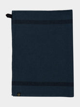 Haomy Blue de Prusse Côme Linen and Cotton Kitchen Towel