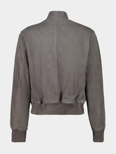Ami Paris Carbon Goat Leather Ami de Coeur Zipped Jacket
