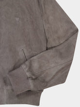 Ami Paris Carbon Goat Leather Ami de Coeur Zipped Jacket
