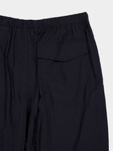 Lemaire Squid Ink Washed Technical Cotton Parachute Pants