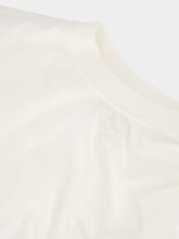 Courrèges White Asymmetrical Twist Cotton T-Shirt