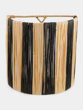 Fantasia Arte Small Black Striped Wall Sconce