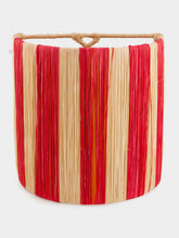 Fantasia Arte Small Red Striped Wall Sconce