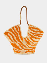 Zimmermann Goldentime Orange Zebra Medium Tote