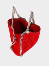 Stella McCartney Lipstick Red Falabella Mini Mesh Tote