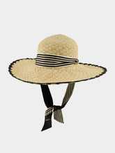 Zimmermann Natural Black Raffia Tipped Sunhat