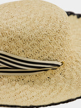Zimmermann Natural Black Raffia Tipped Sunhat