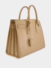 Saint Laurent Clear Beige Small Sac De Jour in Smooth Leather