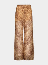 Zimmermann Tan Leopard Cascadian Bias Pant