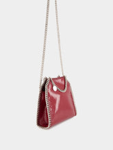 Stella McCartney Burgundy Crinkled Patent Alter Mat Tiny Tote