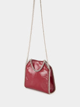 Stella McCartney Burgundy Crinkled Patent Alter Mat Tiny Tote