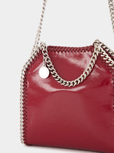 Stella McCartney Burgundy Crinkled Patent Alter Mat Tiny Tote