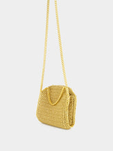Stella McCartney Gold Crossbody Bag Falabella Lurex Crochet Tiny