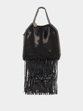 Black Limited-Edition Falabella Sequin Fringe Tiny Tote Bag | PDP - Fashion Clinic