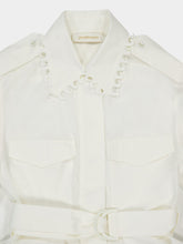 Zimmermann Ivory Illuminate Utility Mini Dress