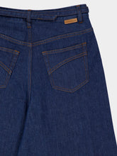 Zimmermann Ink Blue Illuminate Relaxed Flare Jeans