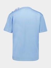 Pucci Pale Blue Silk Detail T-Shirt