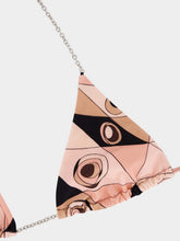 Pucci Nude Occhi Print Triangle Bikini Top