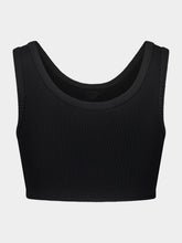 Prada Black Ribbed Tank Top