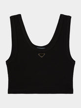 Prada Black Ribbed Tank Top