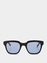 Retrosuperfuture Black Giusto Sunglasses with Azure Lenses