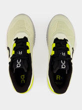 On Running White and Yellow Roger Pro Fire Sneakers