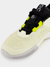 On Running White and Yellow Roger Pro Fire Sneakers