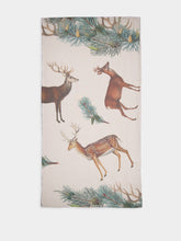 Linoroom Rustic Wild Animals Large Linen Tablecloth