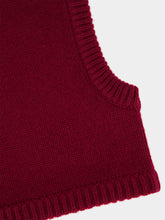 Lisa Yang Deep Plum Astri Cashmere Balaclava