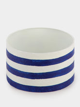 Pomax Blue Striped Mundaka Table Lamp