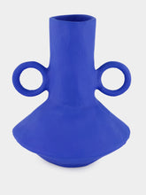 Pomax Small Trulli Blue Aluminium Vase
