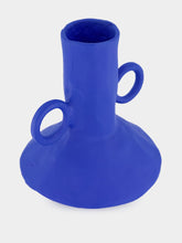 Pomax Small Trulli Blue Aluminium Vase