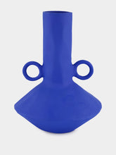 Pomax Trulli Blue Aluminium Vase