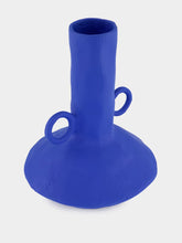 Pomax Trulli Blue Aluminium Vase