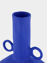 Pomax Trulli Blue Aluminium Vase