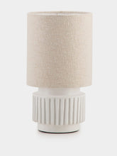 Pomax Cordoba White Small Table Lamp