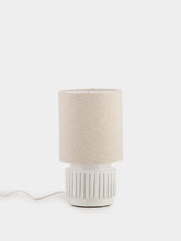 Pomax Cordoba White Small Table Lamp