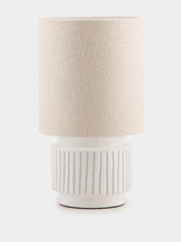 Pomax Cordoba White Medium Table Lamp