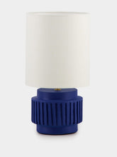 Pomax Cordoba Blue Small Table Lamp