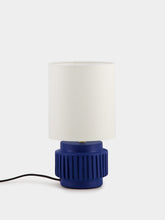 Pomax Cordoba Blue Small Table Lamp