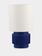 Pomax Cordoba Blue Medium Table Lamp