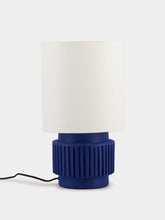 Pomax Cordoba Blue Medium Table Lamp