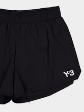 Y-3 Black Pleated Running Shorts