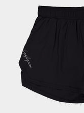 Y-3 Black Pleated Running Shorts