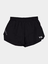 Y-3 Black Pleated Running Shorts