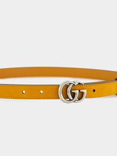Gucci Blondie Cognac GG Marmont Leather Belt